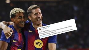 Lawina komentarzy po meczu Barcelony i golu Lewandowskiego