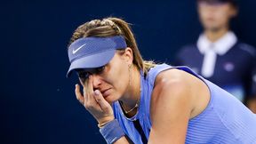 Dramat czołowej tenisistki. Zalała się łzami