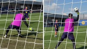 "Pracuje bez przerwy". Niewiarygodne, co wyprawiał Szczęsny na treningu