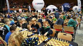 Tłumy młodych szachistów opanowały Spodek