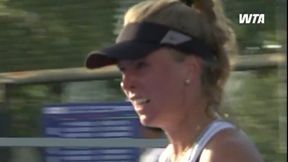 Okrzyk Polki poniósł się po całym korcie. W TV doskonale było słychać