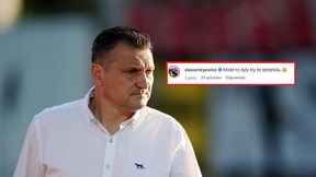 Wrze po tym, co Peszko napisał byłemu trenerowi Wieczystej