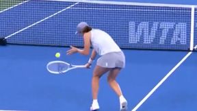 Błysk Igi Świątek. Zdobyła punkt w efektowny sposób