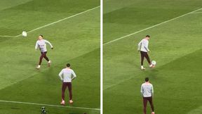 Spójrz, co Lewandowski zrobił na rozgrzewce. "Aż się upewnił, czy ktoś to nagrał"