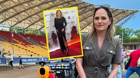 Błyszczała na czerwonym dywanie Telekamer. Jej sukienka skradła show