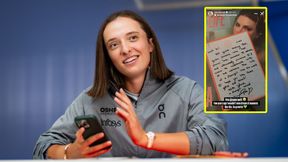 "O mój Boże". Świątek dostała list i prezent od idolki, którą podziwia