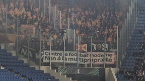 Media z Francji podłapią? Kibice Jagiellonii wywiesili transparent