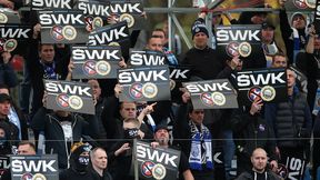 Obrzydliwy transparent w Krakowie. Wszystko było widać w TV