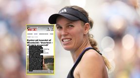 Bezpardonowo uderzył w Woźniacką. Szybko zareagowała. "Jesteś klaunem"