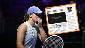 "Jeszcze bardziej imponujące". Media po porażce Świątek