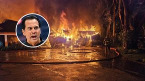 Potężny pożar. Media wyjawiły, do kogo należał dom