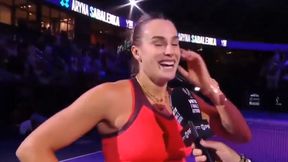 Wielka klasa Sabalenki. Zdradziła, co powiedziała rywalce