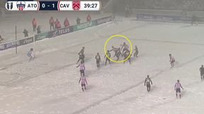 Kuriozum. Mistrza wyłaniali w... śnieżycy. I nagle taka bramka