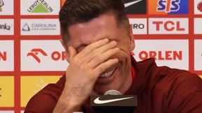 Po tym pytaniu Lewandowski nie mógł się powstrzymać. "Przepraszam"