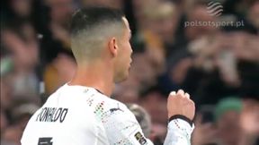 Ronaldo nagrany po czerwonej kartce. Takie gesty wykonywał na boisku