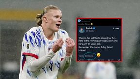 Haaland zareagował na wpis sprzed siedmiu lat. Jego odpowiedź rozbraja