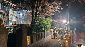 Chwile grozy w domu legendy. Straż w akcji