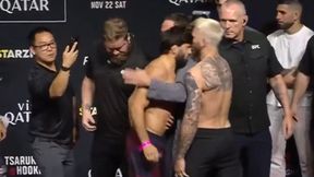 Skandal przed walką. Uderzył rywala na ważeniu