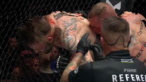 Krew, emocje i szybki koniec walki na gali FAME