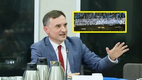 Banery na stadionach. Ekspert tłumaczy, skąd zwrot przeciwko Ziobrze