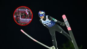 Sceny na trybunach w Falun. Od razu rzuca się w oczy