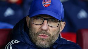 Tylko się pojawił. Kibice Rakowa zaczęli krzyczeć do Papszuna