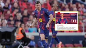 "Wyłączony". Hiszpanie nie mieli litości dla Lewandowskiego