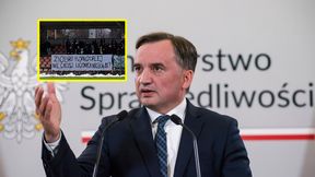 Kolejne uderzenie kibiców w Ziobrę. Tym razem taki napis na trybunach