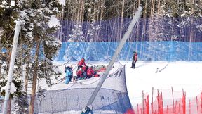 Dramatyczne sceny na stoku. Straszny wypadek przy 100 km/h