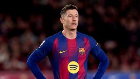 Nie zagrał ani minuty. Lewandowski tak "skomentował" popis kolegów