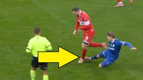 Boli od samego patrzenia. Reprezentant Polski wyrzucony z boiska