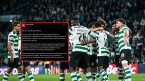 Benfica wściekła po awansie Sportingu. "Kolejny skandaliczny epizod"