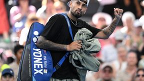 Nick Kyrgios znów rozegrał oficjalny mecz. Jego powrót trwał 66 minut