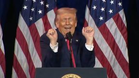 Nie mógł się powstrzymać. Kuriozalne wystąpienie Trumpa