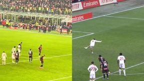 Kibic wszystko nagrał. Piłkarz AC Milanu uratował punkt fortelem?