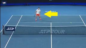 Cała wymiana efektowna, a na koniec Hubert Hurkacz podał ciasteczko [WIDEO]