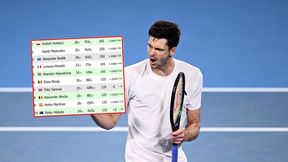 Ależ to wygląda! Hurkacz na samym szczycie