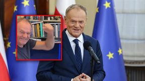 Tusk oglądał na kolanach. Po chwili wielka radość
