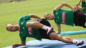 Trening Śląska Wrocław przed meczem z Club Brugge