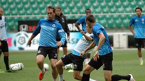 Trening Club Brugge przed meczem ze Śląskiem Wrocław