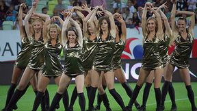 Cheerleaders Gdynia na meczu Lechia Gdańsk - FC Barcelona