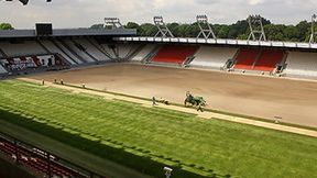 Wymiana murawy na stadionie Cracovii