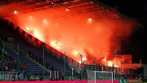 Kibice podczas meczu Wisła Kraków - Legia Warszawa 0:3