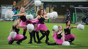 Cheerleaders Bełchatów na meczu GKS Bełchatów - Legia Warszawa