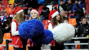 Cheerleaders na meczu Podbeskidzie Bielsko-BIała - Zawisza Bydgoszcz