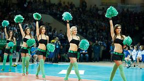 Występy Bell Arto Cheerleaders na meczu AZS Politechnika Warszawska - PGE Skra Bełchatów