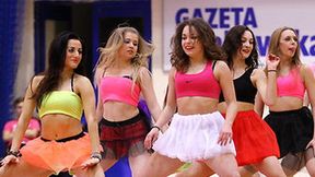 Cheerleaderki podczas meczu Wisła Can-Pack Kraków - KSSSE AZS PWSZ Gorzów Wlkp.