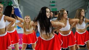 Cheerleaders Polfarmex Dance Team podczas Bydgoszcz Basket Cup