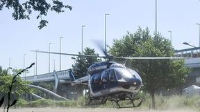 Jak gwiazda Hollywood. Deschamps przyleciał na konferencję prasową helikopterem  