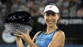 Johanna Konta lepsza od Agnieszki Radwańskiej w finale turnieju w Sydney (galeria)